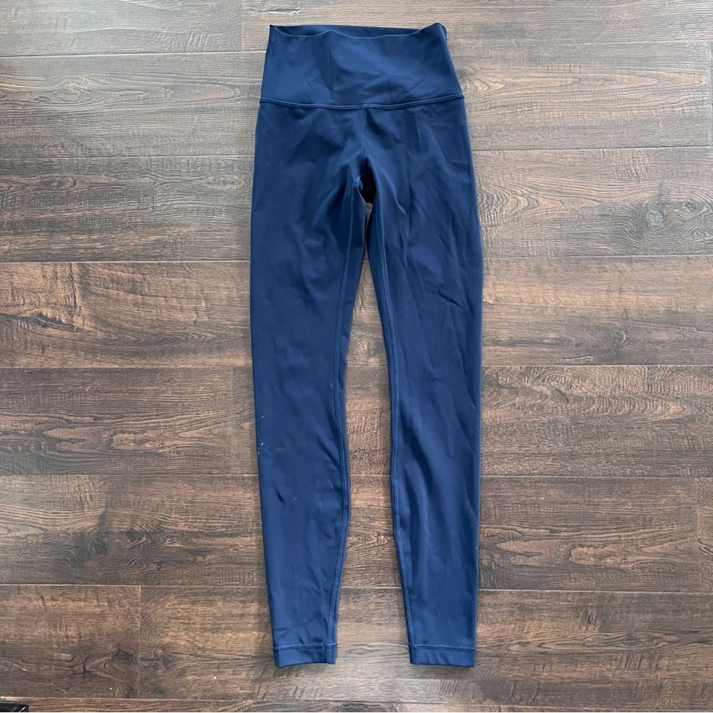 Lululemon Wunder Under Leggings Navy Blue